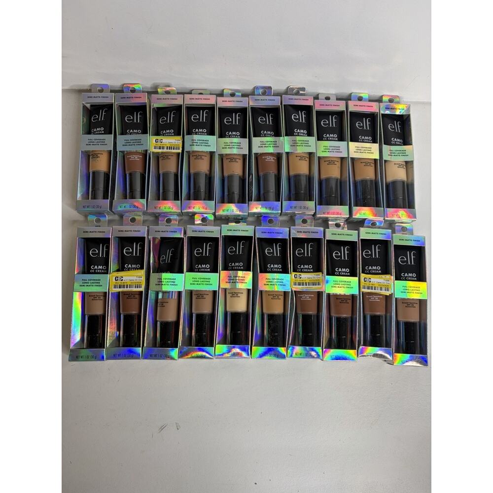 12X e.l.f. Camo CC Cream Color Correcting Foundation VARIOUS COLORS ALL IN DATE